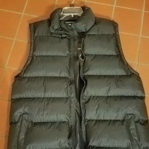 Sleeveless coat, black, men's M medium